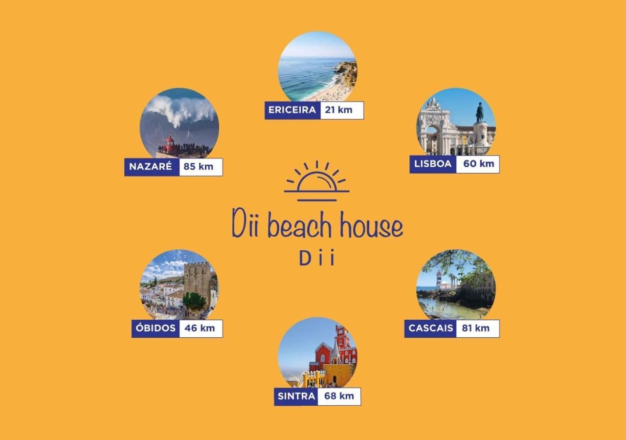 Dii Beach House - Moradia Bi-Familiar Com Piscina Aquecida Torres Vedras Luaran gambar